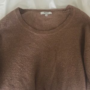 Madewell brown sweater size M